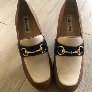 Steve Madden Cinderella platform loafers